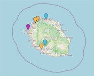 Carte La Réunion 2024